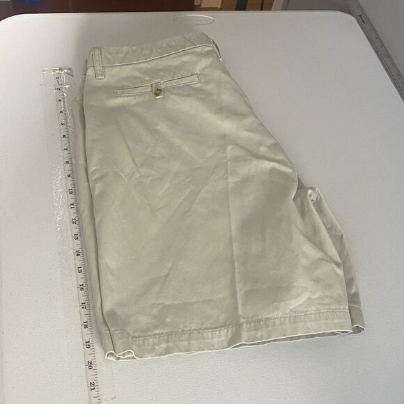 VINTAGE LEVIS SILVERTAB Mens Beige Baggy Khaki Shorts Size 38 Y2K Skater Logo - Picture 10 of 10